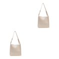 thumbnail image 1 of Justharion Grand Application Sac Fourre-Tout Fourre-Tout pour le Travail Voyage Style Vintage Blanc 2 Ensembles, 1 of 6