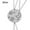 silver, variant on 3pcs Charm Stitching Inlaid Rhinestone Jewelry Best Friend Sun Moon Cloud Star Friendship Necklace BFF Pendant GOLD