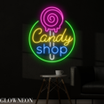 thumbnail image 4 of Glowneon Candy Shop Neon Sign, Candy Shop Led Sign, Candy Wall Decor, 4 of 5