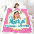 thumbnail image 5 of Throw Blanket for Like Nastya Bed Couch Soft Warm Flannel Blanket for Kids Boys Girls Gifts Home Decor 30x40 Inch, 5 of 7
