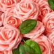 thumbnail image 4 of Cateissary Flor artificial Simulación Espuma Rosa Ramos de boda Centros de Fiesta de bienvenida al bebé Guirnalda Decoración Artesanía Rosa claro Cateissary HA084078-04, 4 of 6