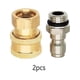 thumbnail image 4 of Riwesomey Adaptador de manguera de agua para de coches, 2 piezas, convertidor de pulverizador de alta presión, conectores de conversión de Vehículos, repuestos y accesorios Mis, 4 of 6