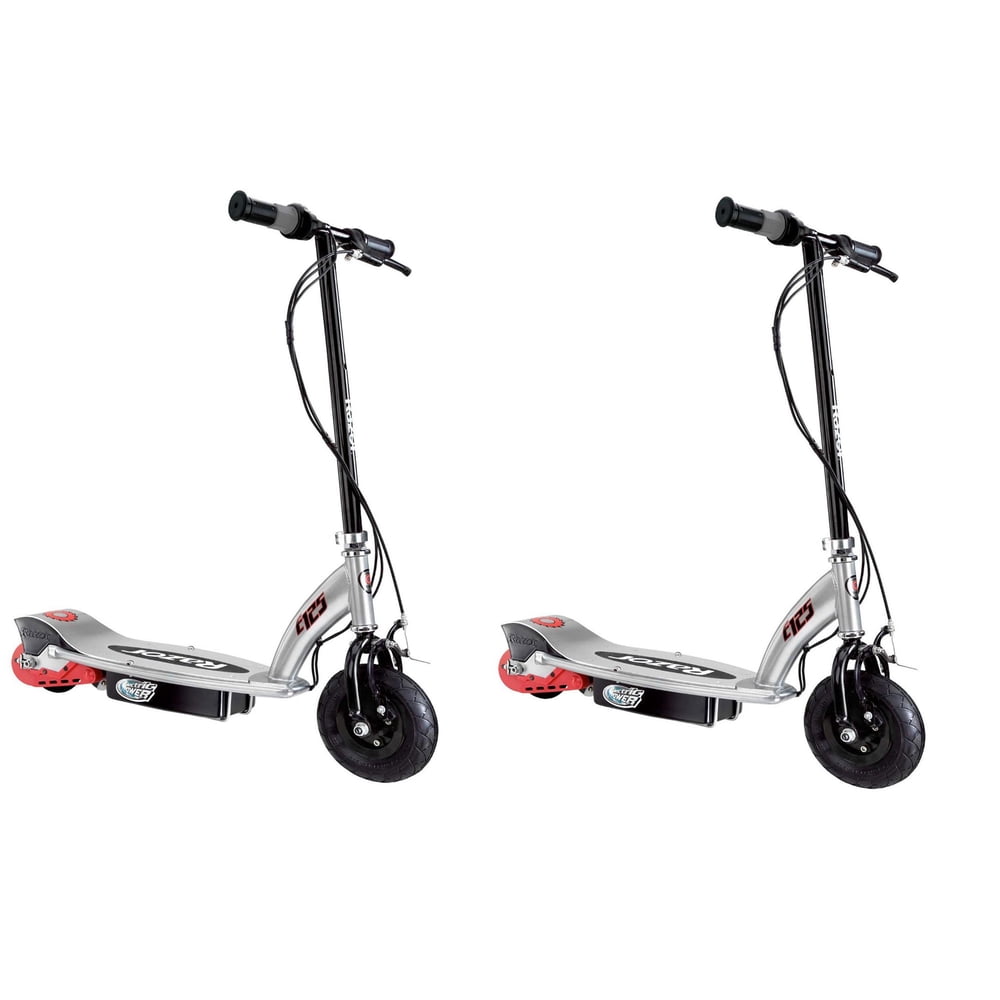 Razor E125 Motorized Rechargeable Battery Kids Electric Scooter, Black