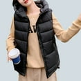thumbnail image 1 of LOVZFMLL Vestes pour Femmes Coton Veste Courte pour Femmes Style Mode à Capuche Polyvalente, 1 of 9
