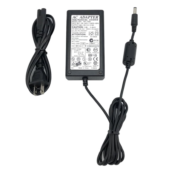 Pre-Owned Original AcBel API-7629 Power Supply Adapter 19V 3.16A 60W Round Tip 5.5x2.5mm