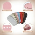 thumbnail image 3 of Uxcell PU Leather Bag Bottom Shaper, Oval Knitting Crochet Bags Bottom Pad Base with Holes & Nails for DIY Handbag Pink 9.8x4.7 Inch, 3 of 5
