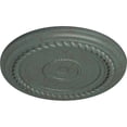 thumbnail image 3 of Ekena Millwork 19 5/8"OD x 1 1/2"P Alexandria Rope Ceiling Medallion (Fits Canopies up to 4 5/8"), Hand-Painted Cloud Burst Crackle, 3 of 6