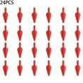 thumbnail image 1 of Plastic Arrow Fletching Nocks Conjoined Vane 8mm Arrow Shaft Hunting Red, 1 of 8