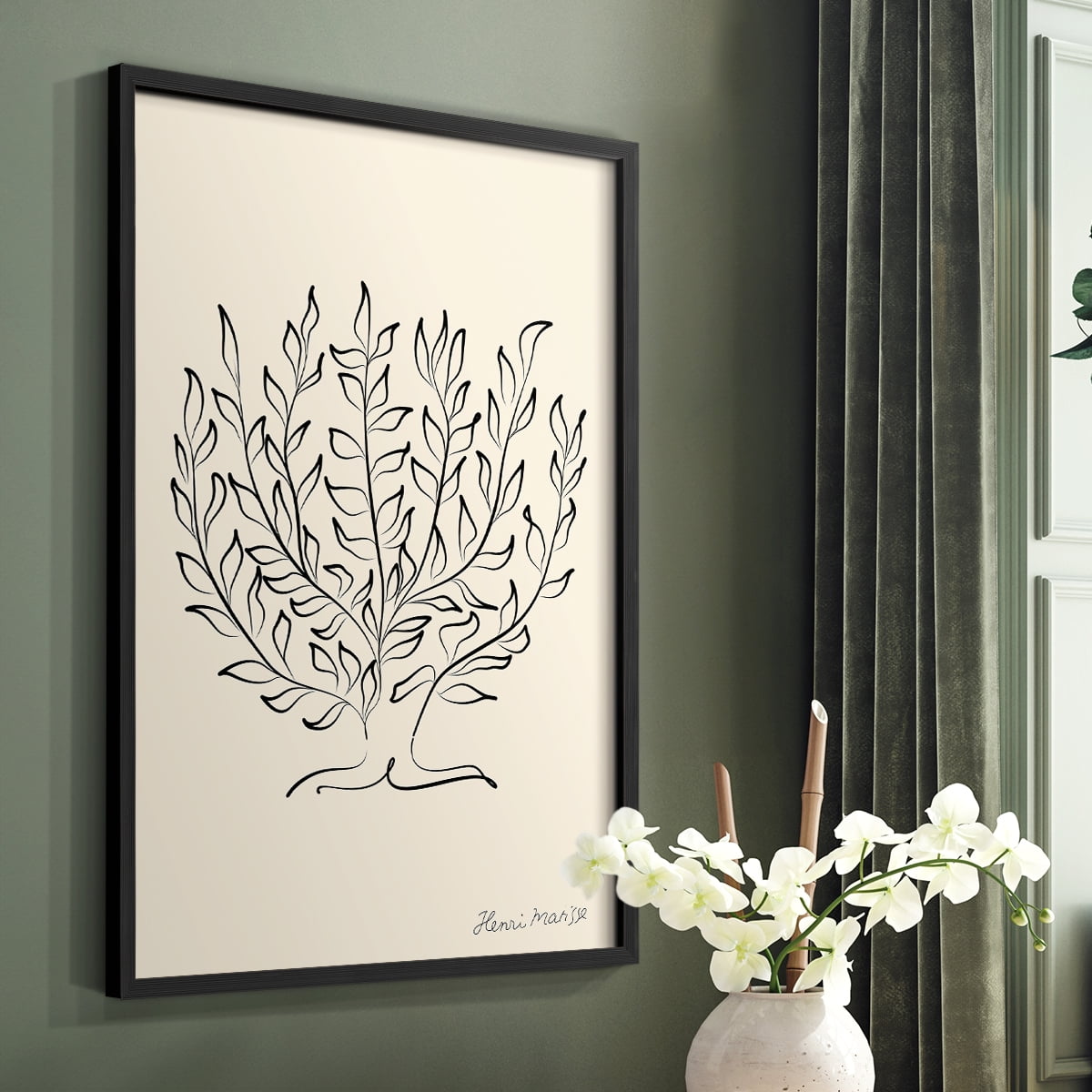 Matisse CCII in Solid Wood 11 x 14 Framed Print