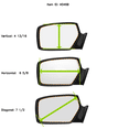 thumbnail image 5 of Fits 14-19 Cherokee 18-19 Compass Left Mirror Glass Lens w/Blindspot Icon, 5 of 6