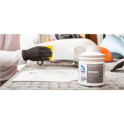 US Chemical Icing 26011 Polyester Finishing Putty, 30 oz Pumptainer Bottle, Off-White, Liquid