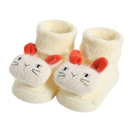 

Fimkaul Baby Socks Winter Glue Dispensing Floor Floor Crawling Boys Girls Socks