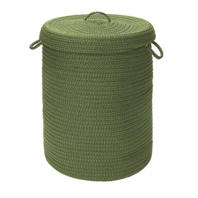 Simply Home Solid Celery 16x16x24 hamper w/ lid