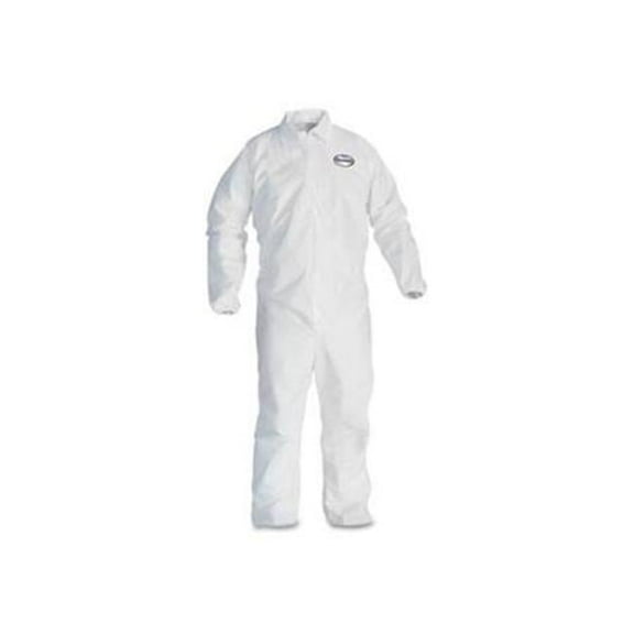 A40 Coveralls, Elastic Wrists/Ankles, X-Large, White