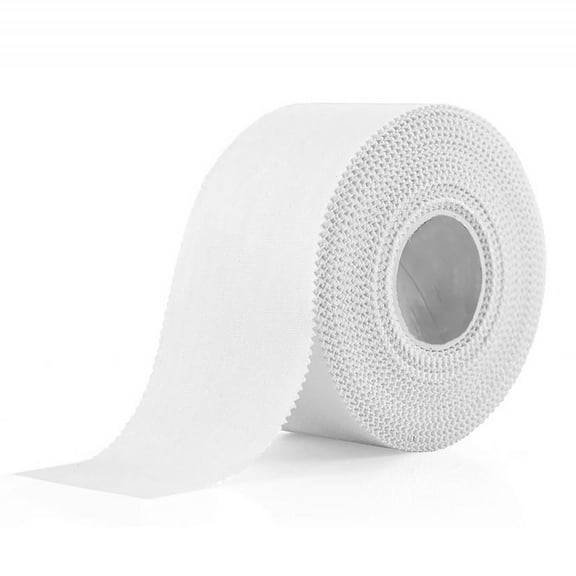 BE-TOOL Sports Tape Athletic Bandage for Trainers Fingers Ankles Wrist on Bat Improve Posture and Form Cotton White