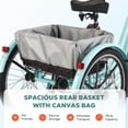 thumbnail image 6 of Viribus 7 Speed Unisex Adults Tricycle, Green, 24", 6 of 8