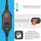 thumbnail image 5 of Evjurcn Aquarium Heater 10W Mini Pecera Heater con Pantalla Digital Termostato Temperatura Ajustable 6493f Conjunto Arbitrariamente 5V/2A Alimentación USB Apagado Automático para Tanques de 1 a 5 L (Negro), 5 of 7