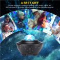 thumbnail image 2 of Ounissouiy Proyector Starry Sky Night Blueteeth USB Control de voz Reproductor de música Kid'S Night Light Romantic Proyector Lámpara Iluminación navideña Negro Ounissouiy HA026575-01, 2 of 6