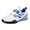 White Blue, variant on Men's Premium Breathable Weightlifting Sneakers - Superior Support, Non-Slip, Durable & Stylish for Gym, Strength Training, Squats & Fitness | Hook-and-loop Fastener Closure
