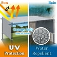 thumbnail image 3 of SUNRISEUMBRELLA 18' x 8.2' Universal Replacement Canopy Top Cover for Pergola Structure(Canopy Only)(Circle Pattern), 3 of 5