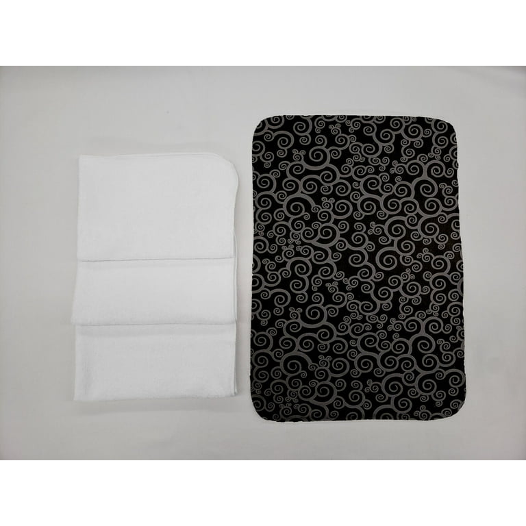 Black and gray hand towels hot sale