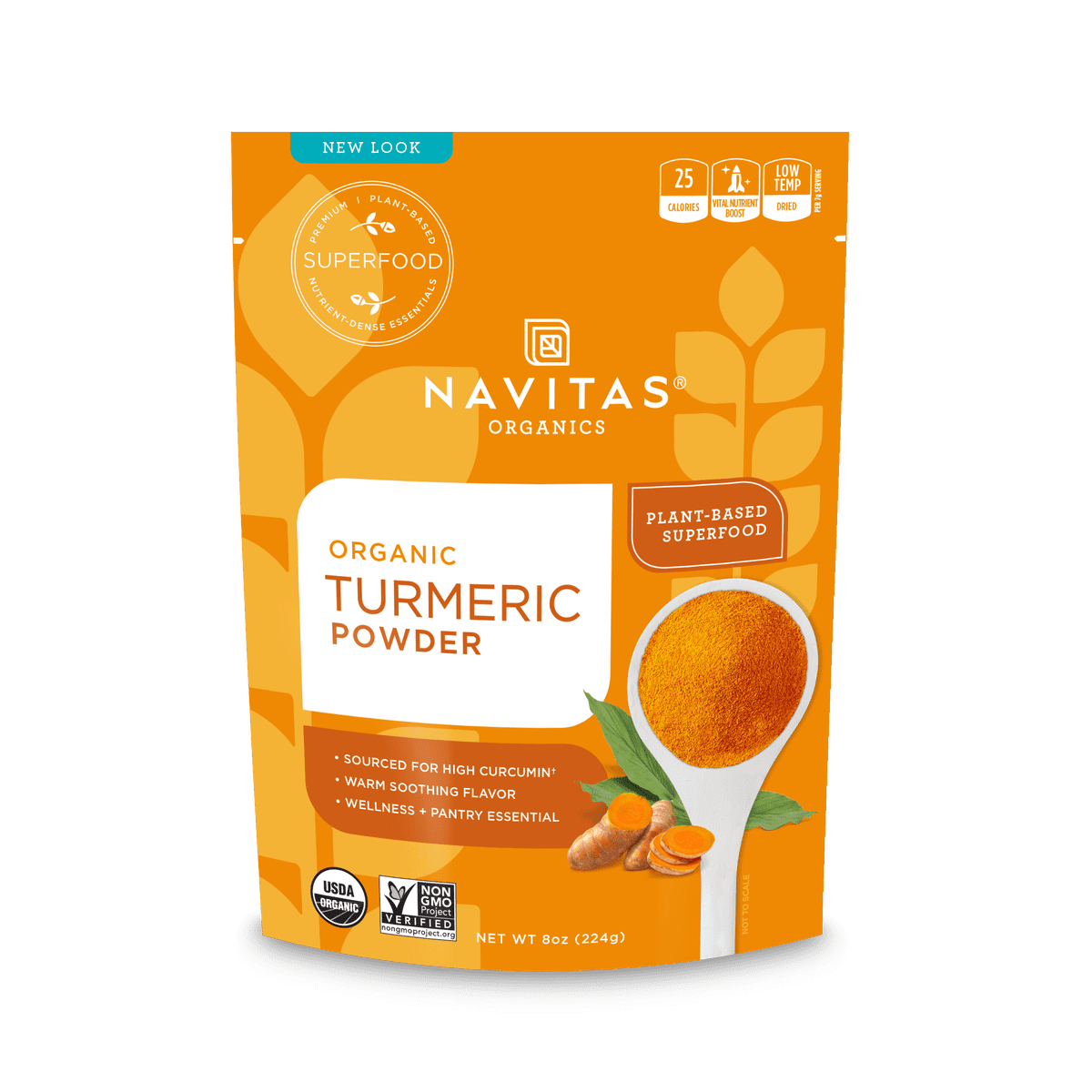 Navitas Organics Turmeric Powder, 8.0 oz, 32 Servings
