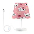 thumbnail image 2 of Cute Rabbit Face and Strawberry Desk Lamp LED Table Nightstand Lamps with 3 Color Temperatures for Home Bedroom Living Room Decor 8x12, 2 of 8