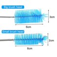 thumbnail image 5 of Cepillo de limpieza para acuarios Yuxing acero inoxidable manguera flexible azul, 5 of 5