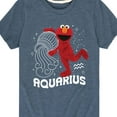 thumbnail image 3 of Sesame Street - Elmo Aquarius - Toddler and Youth Short Sleeve Graphic T-Shirt, 3 of 5