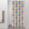 thumbnail image 2 of Colorful Funny Dachshund Shower Curtain 36"x72" ,Bathroom Decorative Shower Curtains Set with 12 Hooks,Modern Waterproof Washable Shower Curtain, 2 of 6