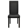 thumbnail image 5 of vidaXL 6 Modern Artificial Leather Wooden Dining Chairs Brown, 5 of 13