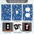 thumbnail image 3 of Yayeee Toggle Light Switch Wall Plate 1-Gang 4.5"x2.7" Home Decorative Outlet Cover, Green Dots, 3 of 7