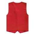 thumbnail image 2 of Sholeno Adult Volunteer Activity Vest Button Vest Waiter Work Wear Supermarket Uniform Red 3XL, 2 of 5