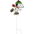 thumbnail image 5 of Productworks 59336-MYT 24 in. Peanuts Characters Assorted Christmas Decorative Metal Stakes, Multi Color, 5 of 7