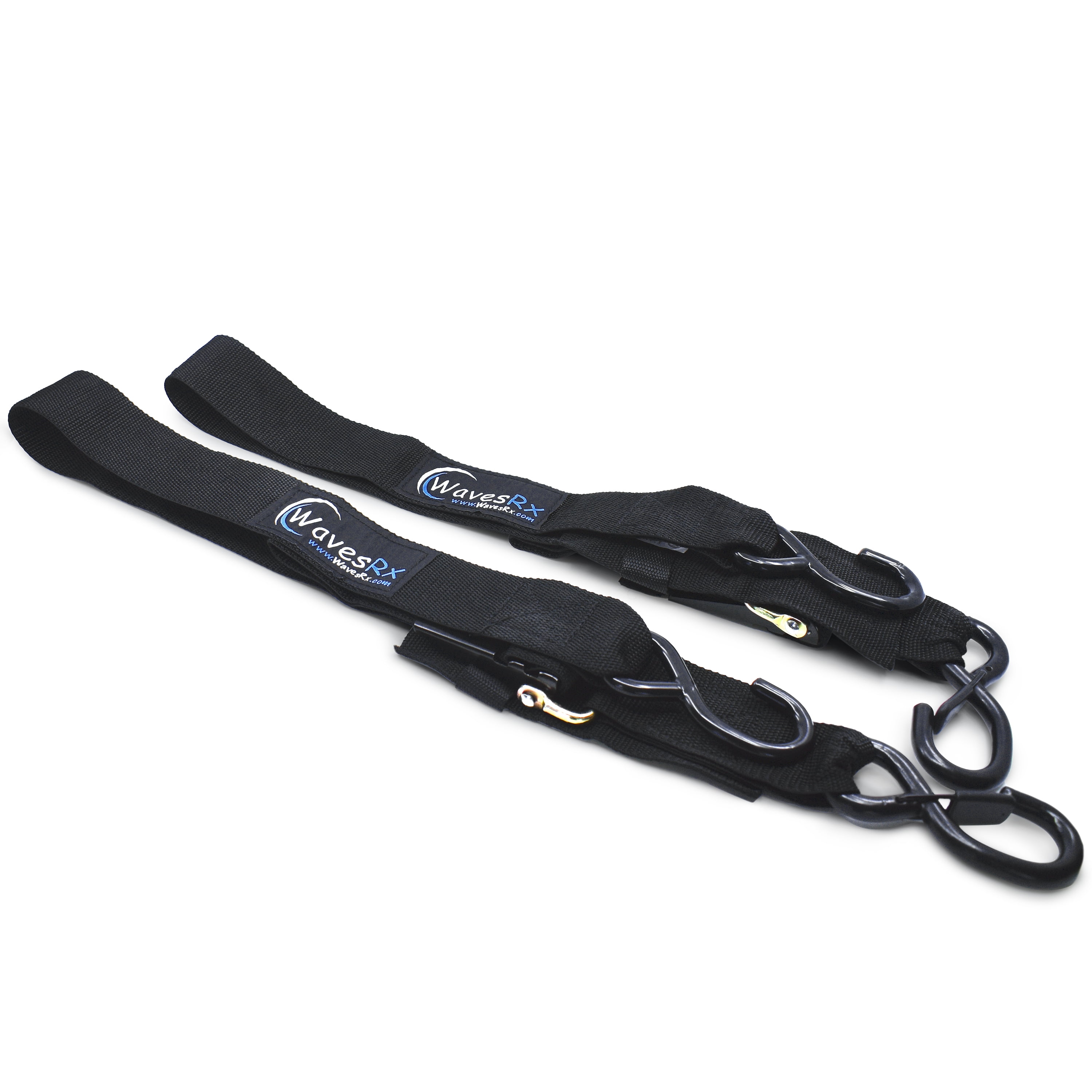 WAVESRX Boat and Jet Ski Trailer Tie Down Straps 2"x24" (2PK)