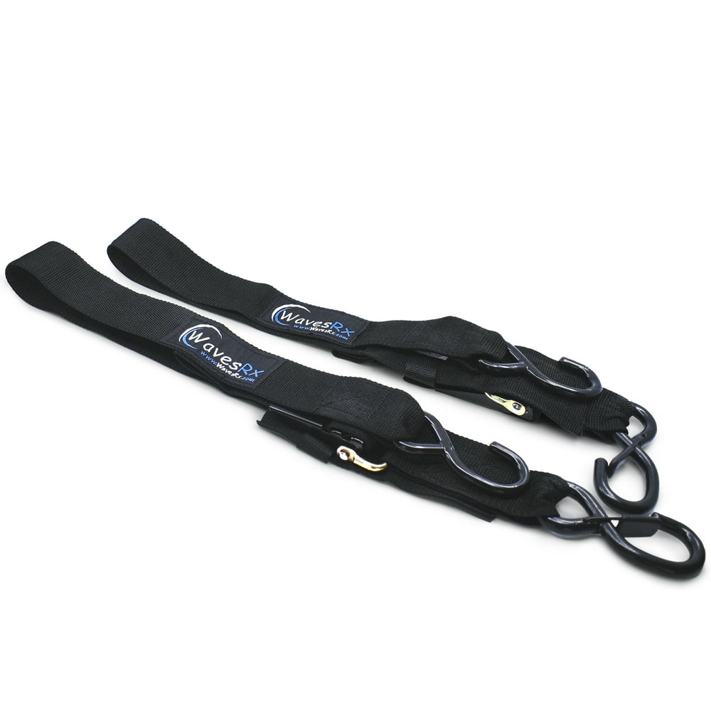 WAVESRX Boat straps and Jet Ski Trailer Tie Downs Adjustable Marine