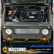 Massimo Mini 125 Go Kart 125cc 9HP 2-Seater 25 MPH Go Cart - Green