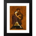 thumbnail image 2 of Frederic Leighton 14x18 Black Modern Framed Museum Art Print Titled - Mnemosyne, Mother of the Muses, 2 of 5