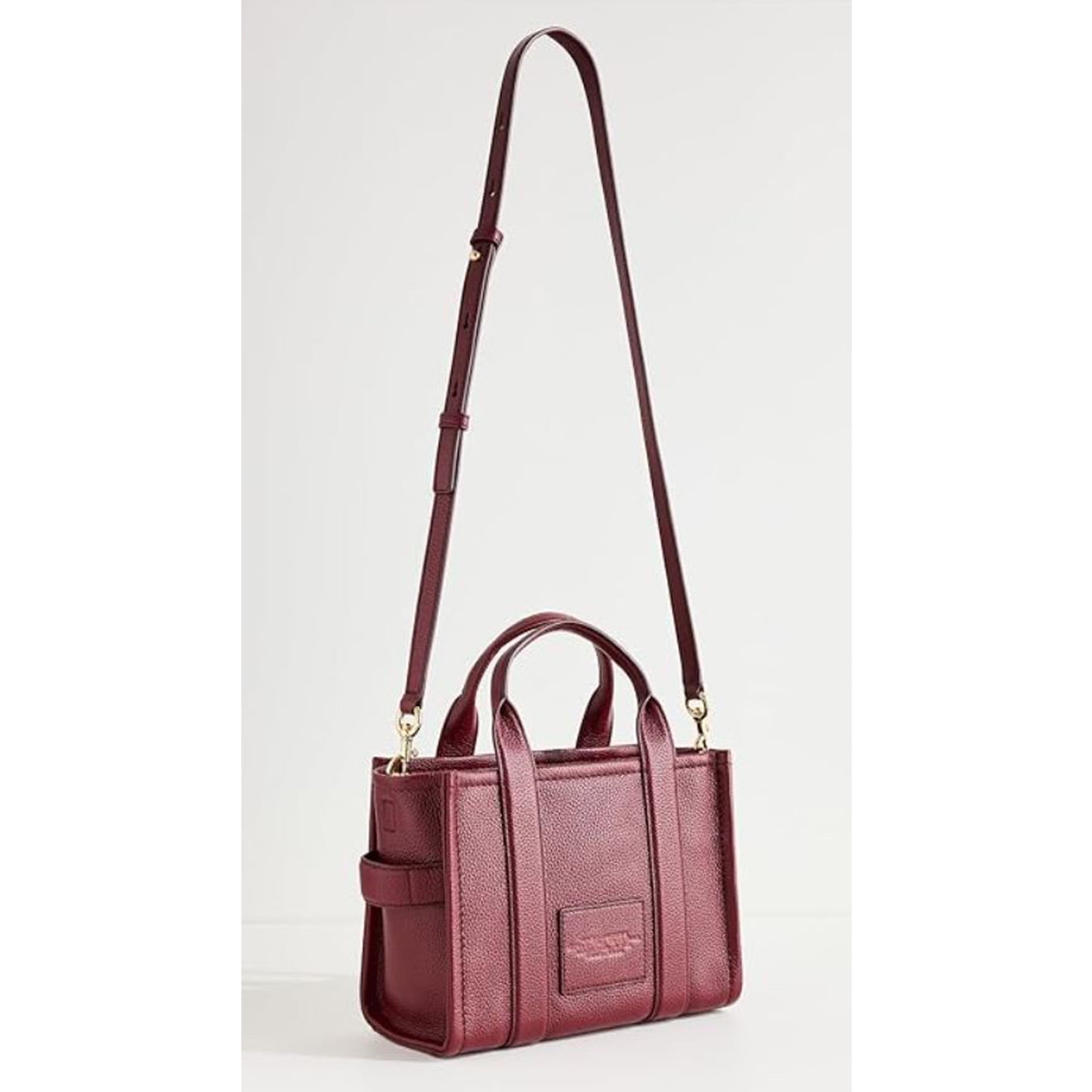 Marc Jacobs Women's Leather Zipper Tote Bag, Cherry Marc Jacobs Women's Leather Zipper Tote Bag, Cherry