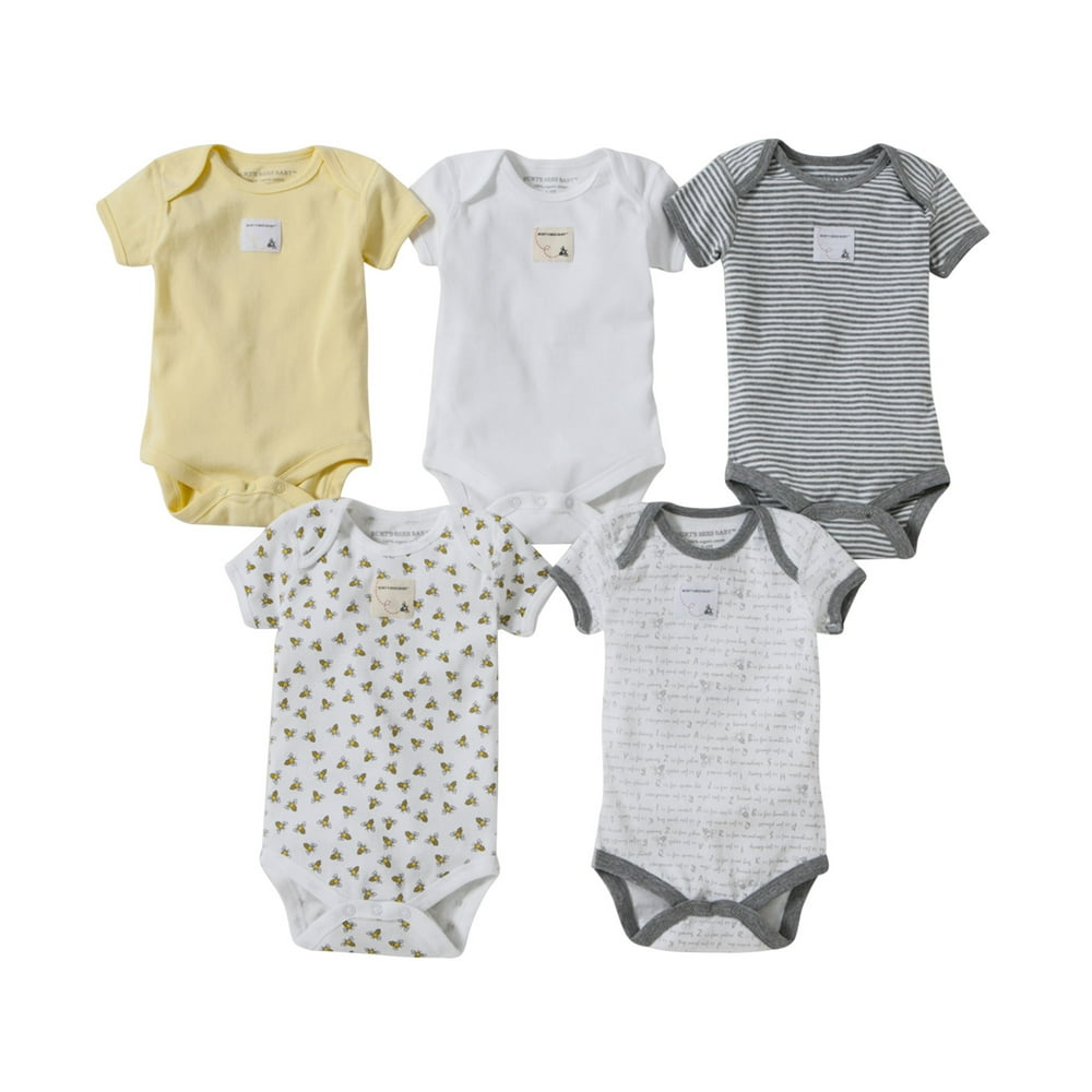 Burt's Bees Baby Burt's Bee Baby Organic Bee Essentials Short Sleeve