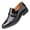 Black, variant on Mens Dress Shoes Oxford Shoes for Men Formal Pointed Cap Toe Slip on Business Tuxedo Shoes