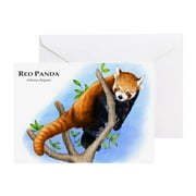 CafePress - Red Panda - Greeting Card, Blank Inside Glossy