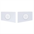 thumbnail image 2 of Cubierta Protectora con Rejillas de Ventilación Placa de Repuesto Placa Frontal Antirrayas para Consola para Slim, 2 of 5