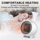 thumbnail image 4 of Xihbxyly Calefactor Portátil, Calentamiento Rápido, Protección Contra Sobrecalentamiento y Vuelcos, Ventilador de Escritorio Compacto, para Uso En Casa o En La Oficina, Calidez En Invierno, Tamaño 16, 4 of 7