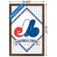 thumbnail image 3 of MLB Montreal Expos - Retro Logo 19 Wall Poster, 14.725" x 22.375", Framed, 3 of 3