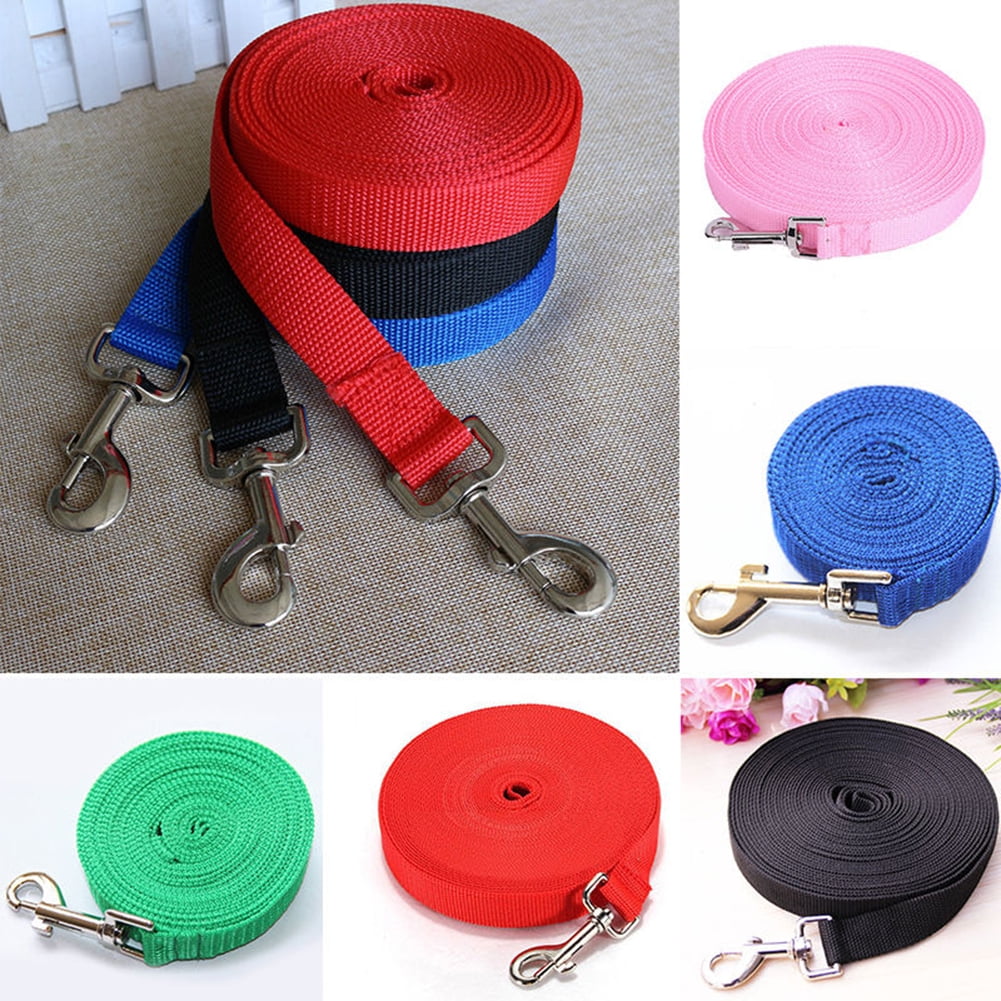 Cheers.US Pet Dog Leash Long Obedience Recall Foot Feet Training Lead 6/15/20/30/50/100ft for Dog Training,Recall,Play,Safety,Camping