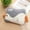 Silver SL, variant on Iumwxz Pillow Covers Silk Pillow Cases Hot Water Bag Jacket Warm Water Bag Set Warm Gloves Children'S and Winter Warmth Chair Cushion Green Plush Flash Deals