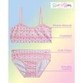 thumbnail image 2 of Sweet & Sassy Girls Bra Set Seamless Unpadded Training Bralette and Underwear 8 Piece, 2 of 7