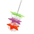thumbnail image 4 of FRCOLOR Bird Feeder Toy Parrot Hanging Treat Foraging Toy Bird Feeder Food Holder Bird Cage Interactive Hanging Parrot Bird Toy (3 Layer),9.84"X3.54"X3.54", 4 of 5
