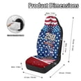 thumbnail image 6 of POLERO 4th of July Automotive Seat Cushion Covers, 2 Piece Polyester Universal Set for Sedan Auto Interior Accessories, 6 of 12